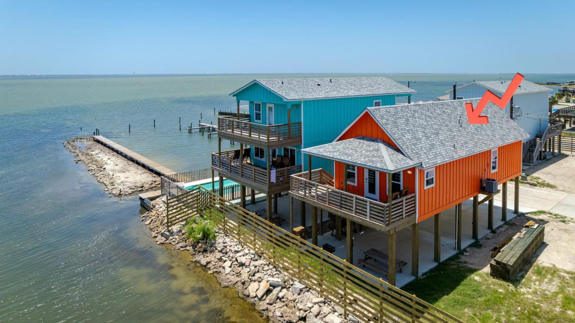 Orange Crush By Avantstay Waterfront Views Corpus Christi Exterior photo