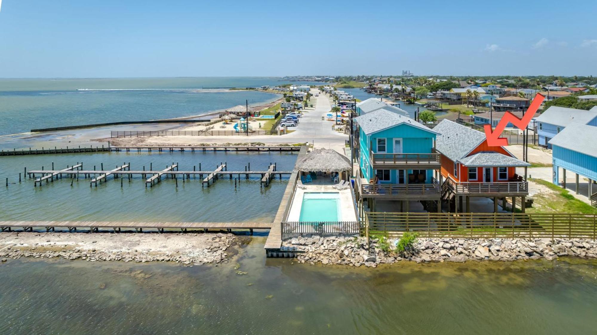 Orange Crush By Avantstay Waterfront Views Corpus Christi Exterior photo